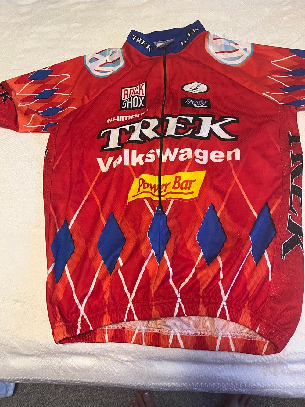 Polyester cycling jersey by American Sport in great condition